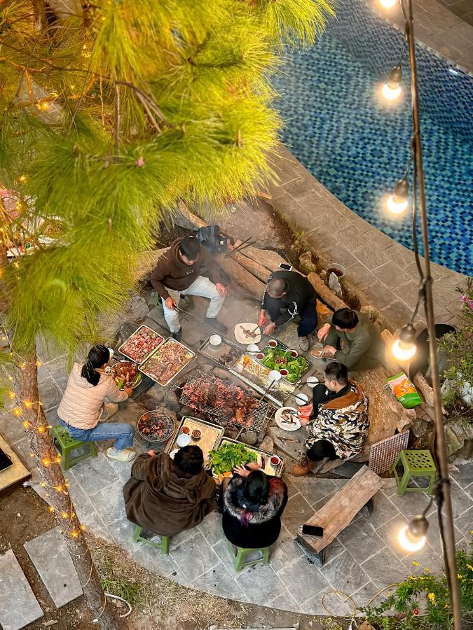 Bach Xanh House. Triangle Bungalow Tam Dao Экстерьер фото