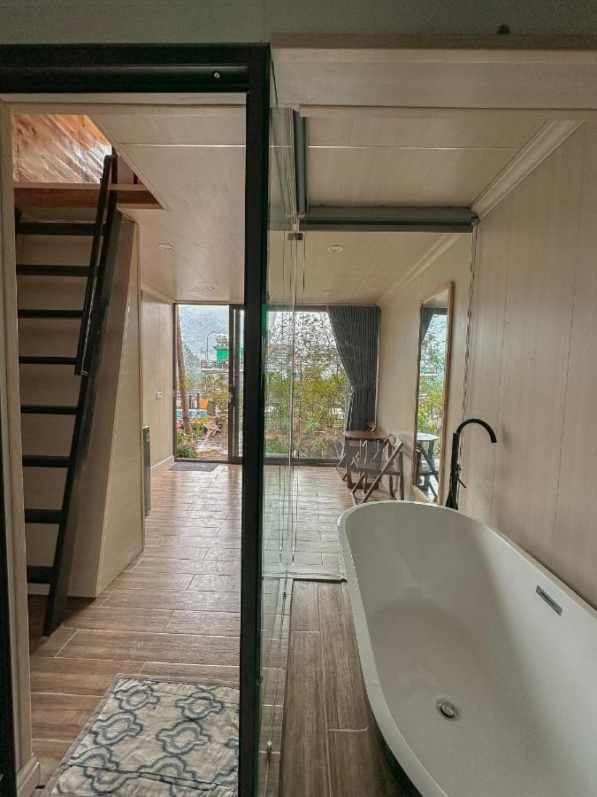 Bach Xanh House. Triangle Bungalow Tam Dao Экстерьер фото