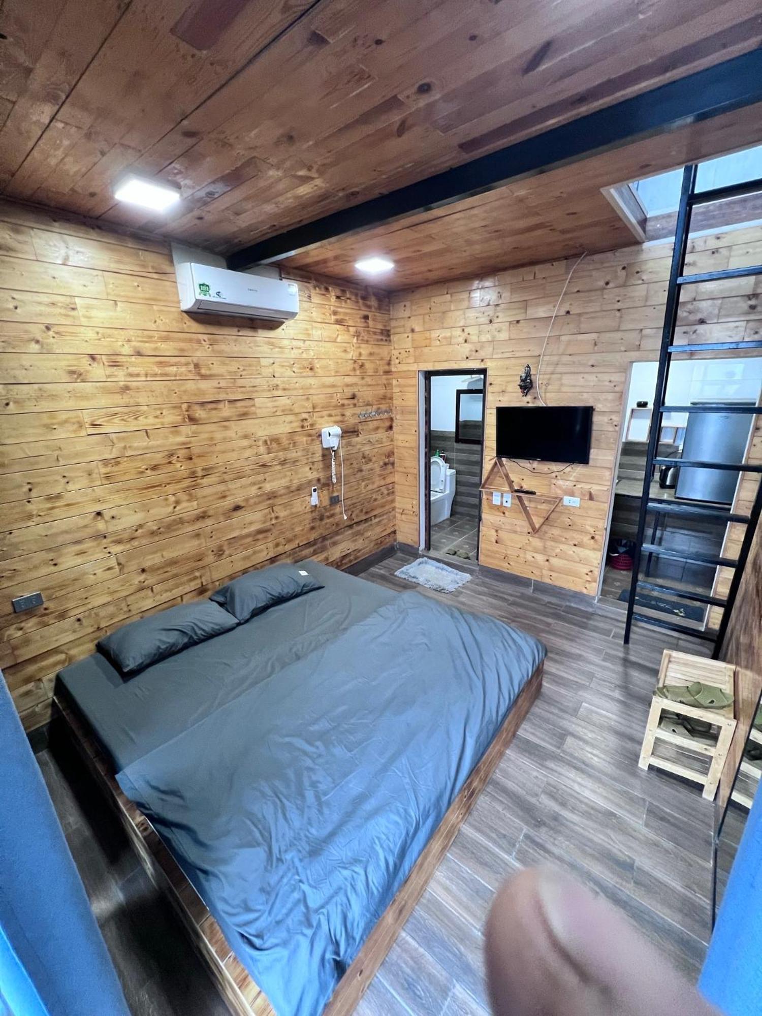 Bach Xanh House. Triangle Bungalow Tam Dao Экстерьер фото