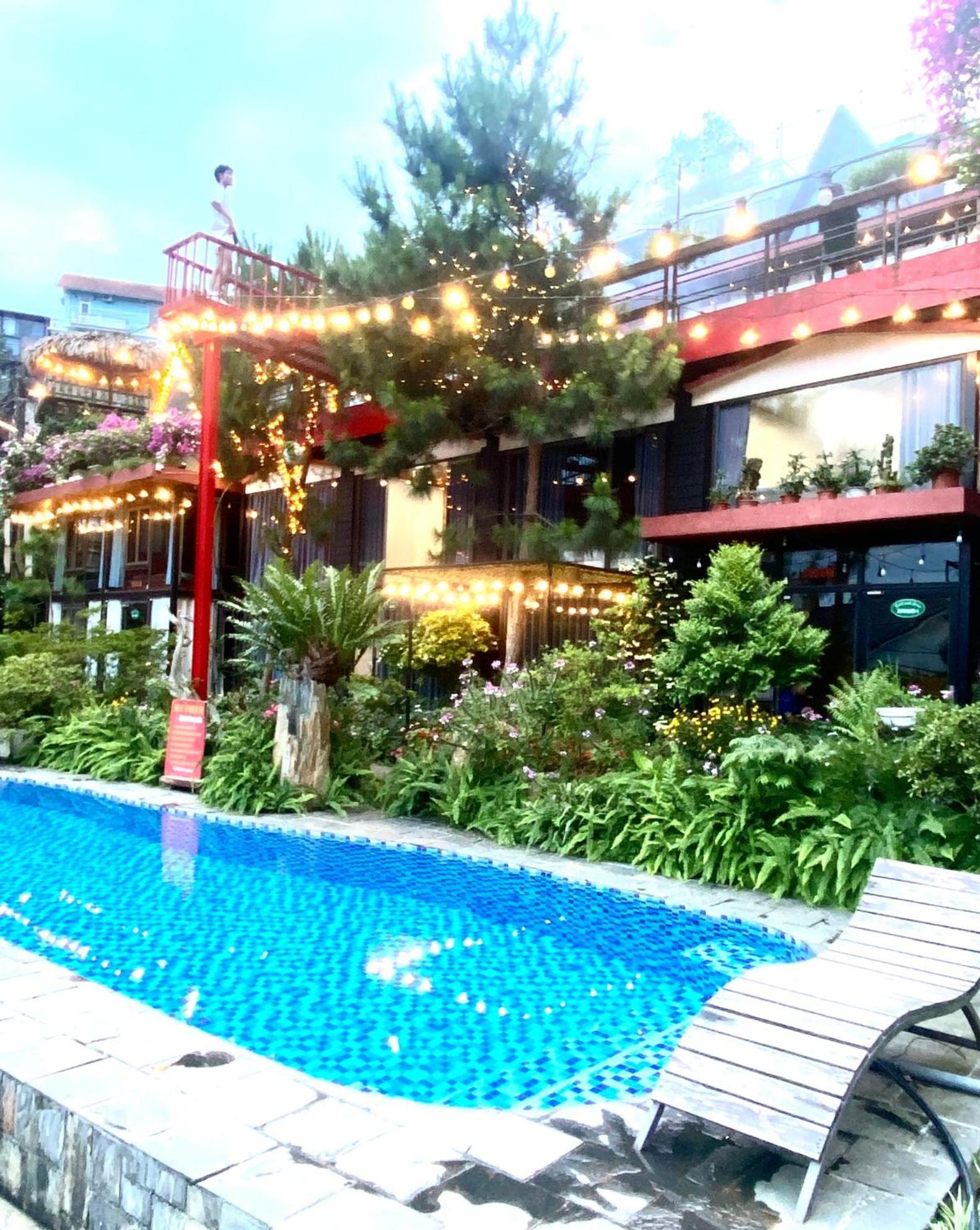 Bach Xanh House. Triangle Bungalow Tam Dao Экстерьер фото